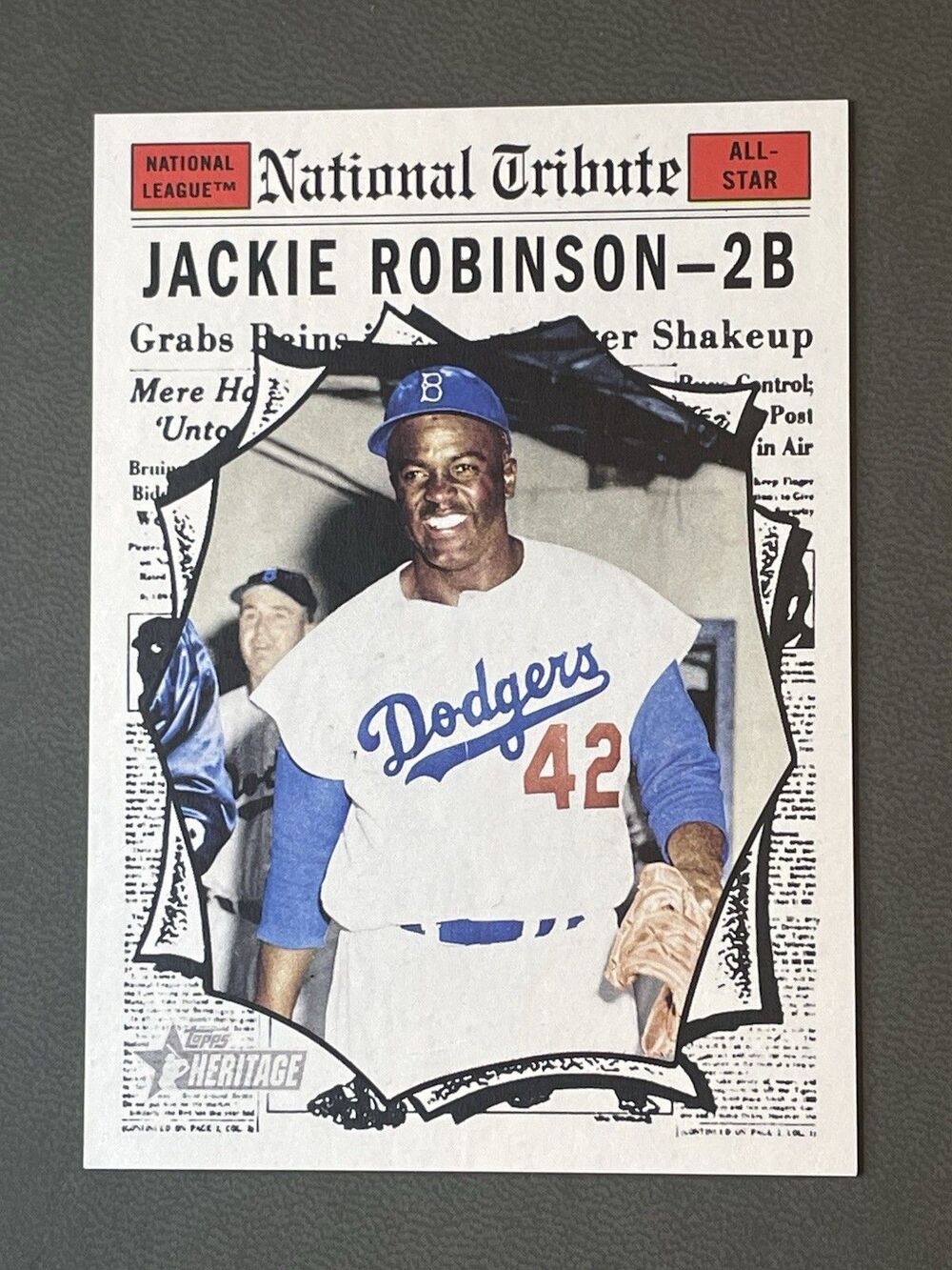 2011 Topps Heritage #592 Jackie Robinson National Convention VIP All-Star